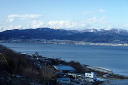 Lake Suwa, Nagano Prefecture, Japan